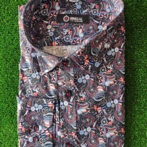 Camisa estampada SINIGUAL. Modelo 13050. Color 99