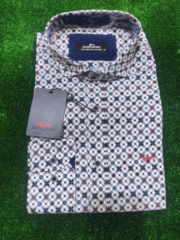 Camisa estampada DARK & FISH. Modelo 10149.