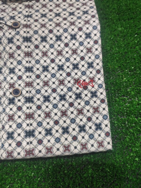 Camisa estampada DARK & FISH. Modelo 10149. - Imagen 3