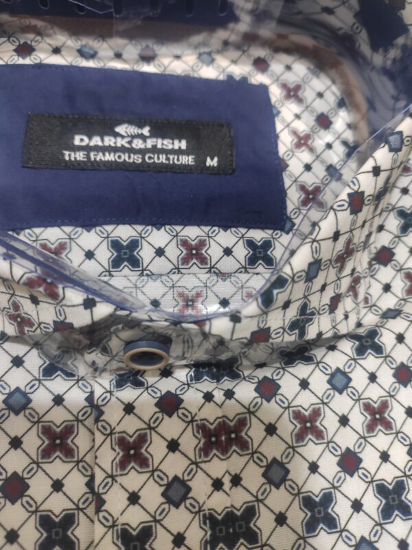 Camisa estampada DARK & FISH. Modelo 10149. - Imagen 5