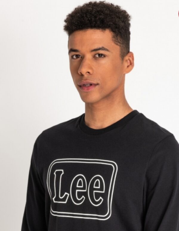Camiseta de manga larga de algodón Lee. Modelo L60FRE01. Tallas S y L. - Imagen 2