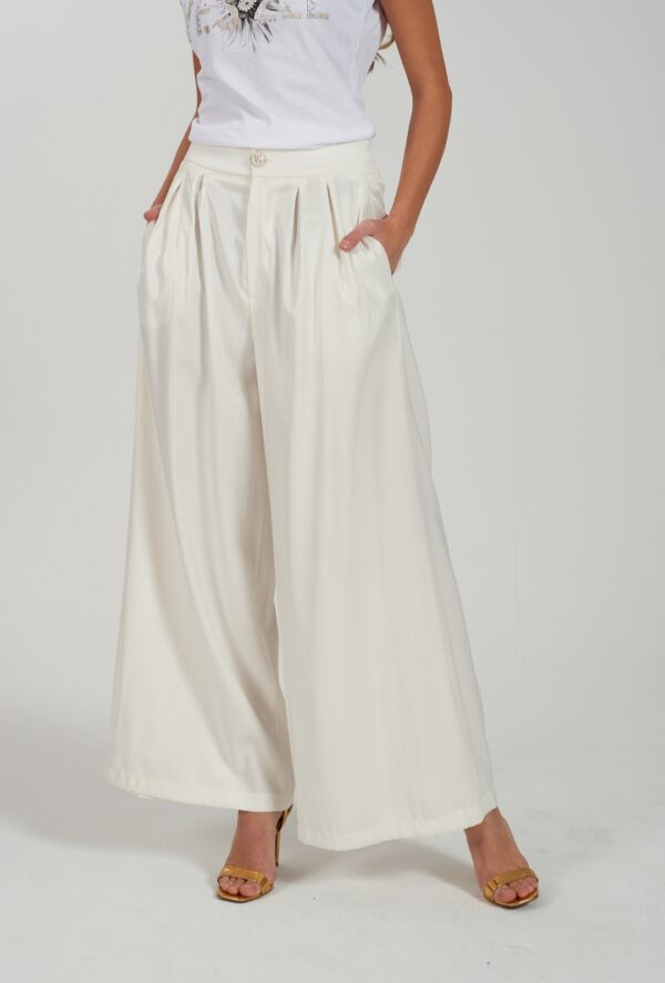 Conjunto de chaleco y pantalón Palazzo YES ZEE. Chaleco modelo G211/CH00/0107. Pantalón modelo P322/KE00/0107. Tallas S M y L. - Imagen 7