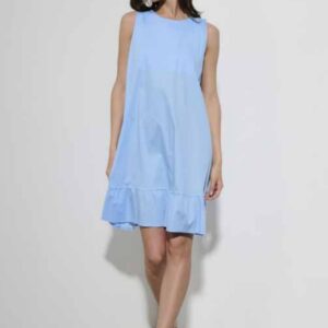 Vestido de algodón con nudo en la espalda AKÈ. Modelo F978XBE9136. Tallas S M L.