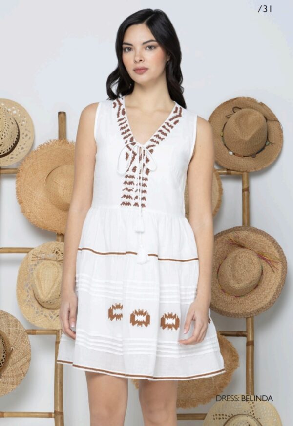 Vestido MISS SIDECAR. Modelo BELINDA. Tallas S M L XL. - Imagen 3