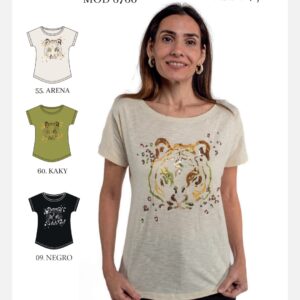 Camiseta ABRIL by TRIPODE. Modelo 6760.