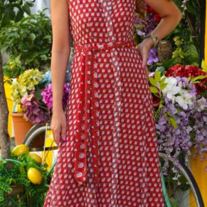 Vestido camisero con cinturón LEMAILLE. Modelo 525442. Tallas S M L XL.