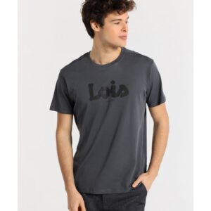 Camiseta con logo gris LOIS. Código 13305. Referencia 157253322/498. Solo talla XXL.