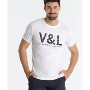 Camiseta con logo VICTORIO & LUCCHINO. Código 142768. Referencia 650337190/701.