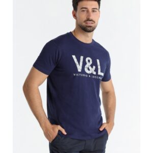 Camiseta con logo VICTORIO & LUCCHINO. Código 142770. Referencia 650337190/769.