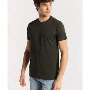 Camiseta básica con logo bordado LOIS. Código 135969. Referencia 184383742/479.