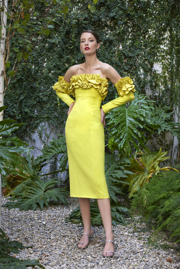 Vestido Carla Ruiz. Modelo 59540. Talla 40. - Imagen 4