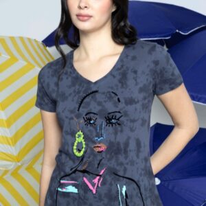 Camiseta MISS SIDECAR. Modelo NADEGE. Talla M y L.