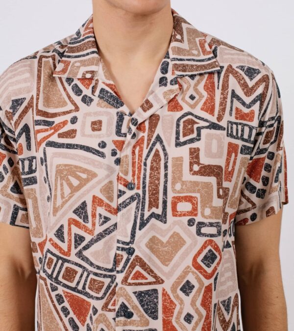 Camisa estampada INDICODE. Modelo INNewill. Tallas M L XL XXL. - Imagen 5