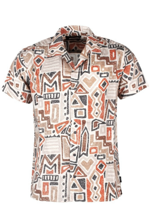 Camisa estampada INDICODE. Modelo INNewill. Tallas M L XL XXL.