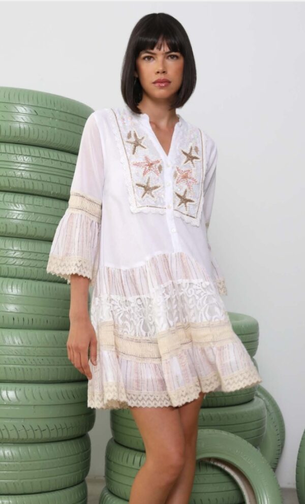 Vestido Miss Sidecar. Modelo EDURNE. Solo talla M. - Imagen 2