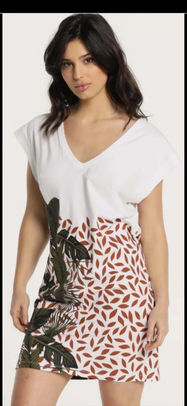 Vestido de algodón LOIS. Código 138250. Referencia 447892481. Tallas S M y L.