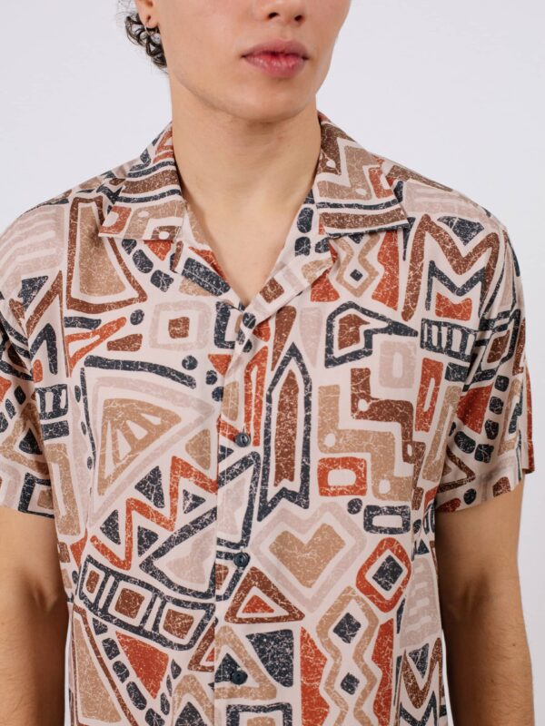 Camisa estampada INDICODE. Modelo INNewill. Tallas M L XL XXL. - Imagen 6
