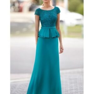 Vestido largo CARLA RUIZ. Modelo 94450. Talla 46.