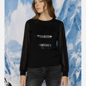 Camiseta con mangas de transparencia MISS SIDECAR. Modelo DREW. Tallas M L XL XXL.