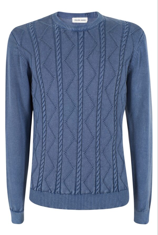Sueter de punto YES ZEE. Modelo M804/HN00/0713. Tallas M L XL XXL. - Imagen 3