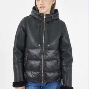 Chaqueta de mujer inserciones acolchadas YES ZEE. Modelo J018/GB00/0801. Tallas S M y L.copiel