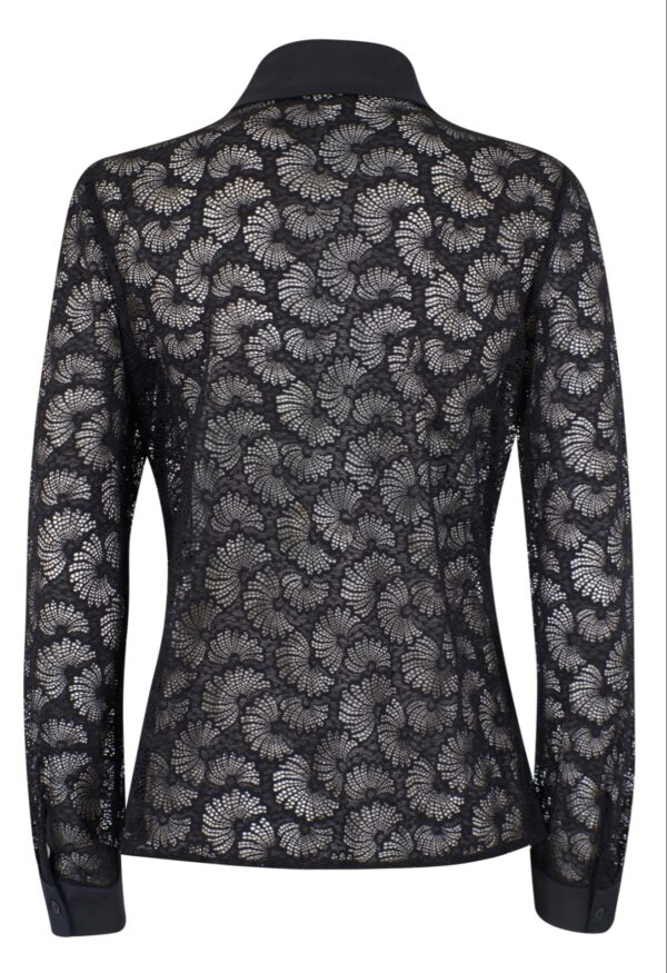 Blusa con transparencia YES ZEE. Modelo C023/D800/0801. Tallas S M L XL - Imagen 5