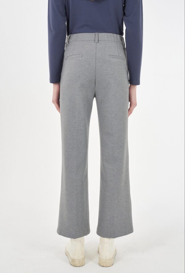 Pantalón Palazzo en tejido punto Milan YES ZEE. Modelo P368/CE00/0801. Disponible en color negro. Tallas S M L XL. - Imagen 2