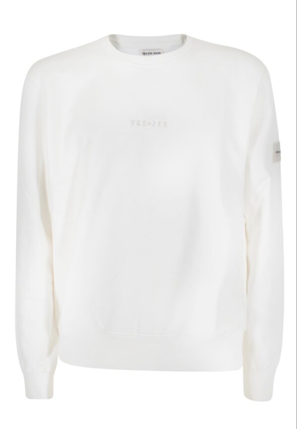 Sudadera con básica con logo bordado YES ZEE. Modelo F833/CZ00/0905. Disponible en color verde caqui y negro. Tallas M L XL y XXL. - Imagen 5
