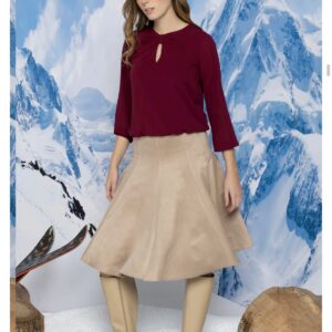 Falda tipo antelina MISS SIDECAR. Modelo ROMINA. Tallas S M L XL.