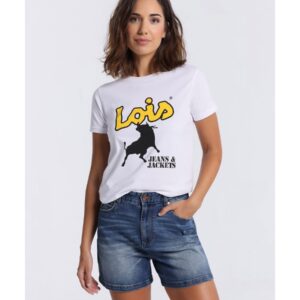 Short caja alta tejano MOM Lois. Código 133140. Modelo 217262016/941. Tallas 27/34 28/36 30/38