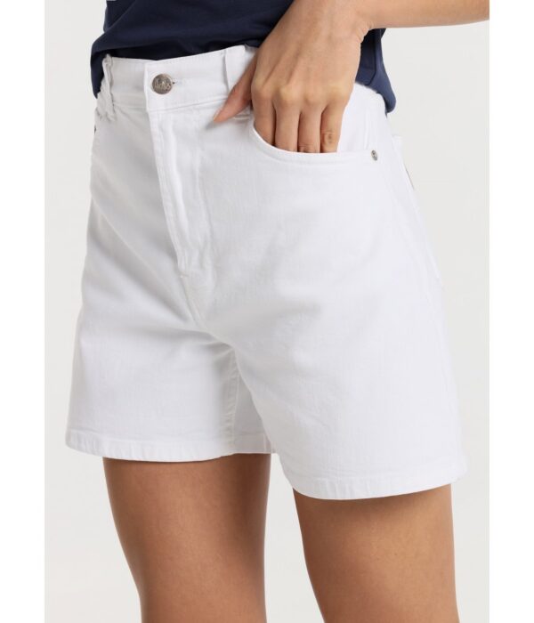 Short caja alta tejano MOM Lois. Tallas 27/34 32/40. - Imagen 2