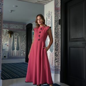 Vestido CAYRO WOMAN. Modelo 51645 ELBA MARSALA. Tallas S M y L.