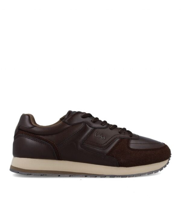 Zapatillas LOIS marrones. Modelo 64495. Tallas 41 42 43 44 y 45. - Imagen 2