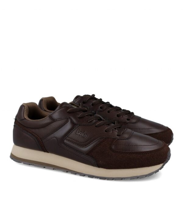 Zapatillas LOIS marrones. Modelo 64495. Tallas 41 42 43 44 y 45. - Imagen 5