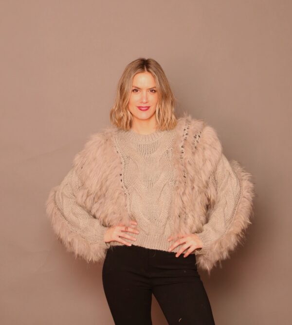Suéter de punto y pelo LEMAILLE. Modelo 25696. Tallas M y L.