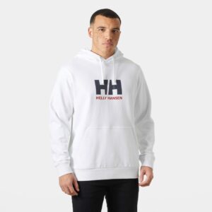 Sudadera con capucha HELLY HANSEN. Modelo 54582-001 White. Tallas S M L XL.