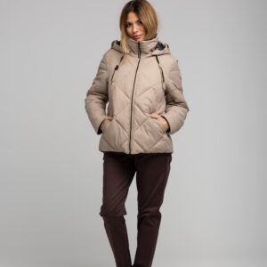Parka acolchada reversible con capucha desmontable REVERmile. Modelo 60015 Kira. Tallas 42 44 46 48.