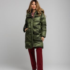 Abrigo acolchado con capucha desmontable ZIA by REVERmile. Modelo 60207 ARNO. Tallas rno. Tallas 38