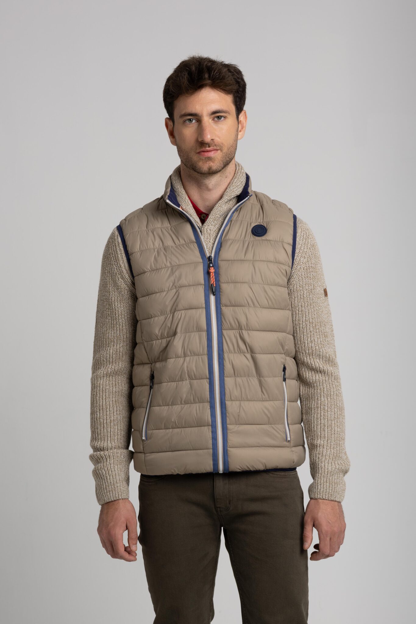 Chaleco acolchado CORONEL TAPIOCA. Modelo RIEGO 15112. Tallas M L XL xxl