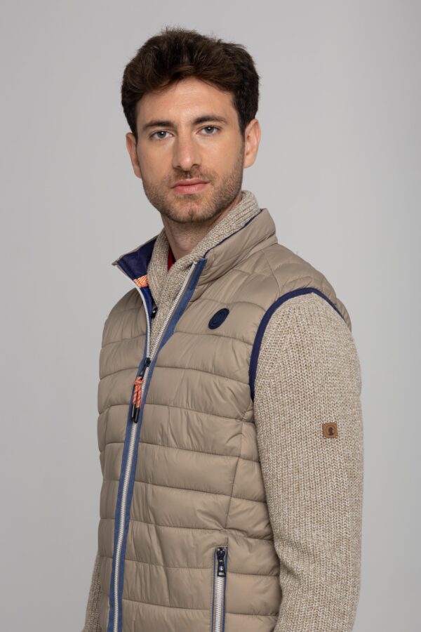 Chaleco acolchado CORONEL TAPIOCA. Modelo RIEGO 15112. Tallas M L XL xxl - Imagen 4