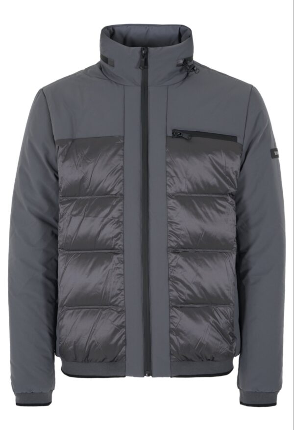 Cazadora acolchada con instrucciones de soft Shell YES ZEE. Modelo J851/O100/0847. Disponible en color gris y negro. Tallas M L XL XXL. - Imagen 2