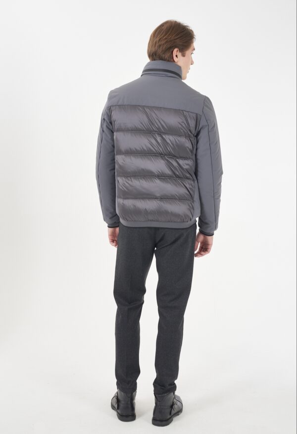 Cazadora acolchada con instrucciones de soft Shell YES ZEE. Modelo J851/O100/0847. Disponible en color gris y negro. Tallas M L XL XXL. - Imagen 5