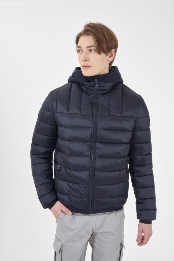 Cazadora acolchada con chaleco y capucha desmontable YES ZEE. Modelo J838/QG00/0713. Tallas M L XL XXL.