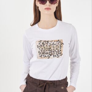 Camiseta de manga larga con logo YES ZEE. Modelo T004/JX00. Disponible en color negro. Tallas S M L xl