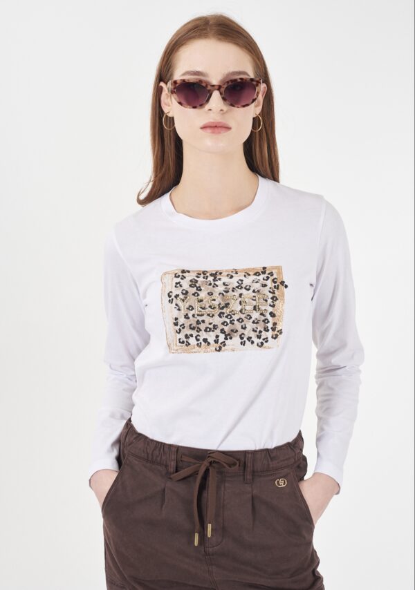 Camiseta de manga larga con logo YES ZEE. Modelo T004/JX00. Disponible en color negro. Tallas S M L xl
