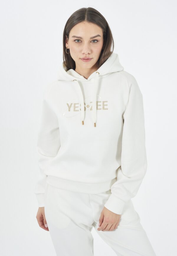 Sudadera con capucha y logo YES ZEE. Modelo F003/SK00/0157. Tallas S M L XL.