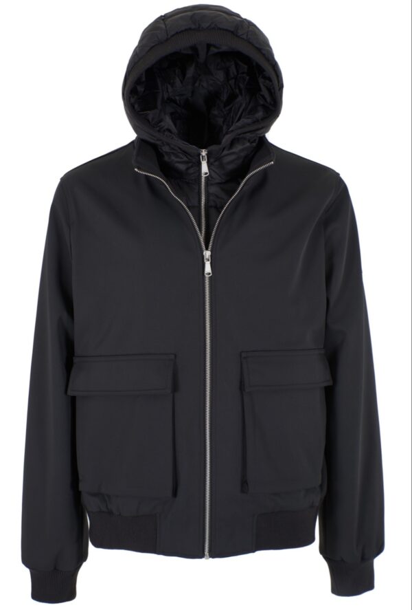 Cazadora acolchada con efecto chaleco y capucha desmontable. Modelo 0404/KB00/0801. Tallas M L XL XXL. - Imagen 7