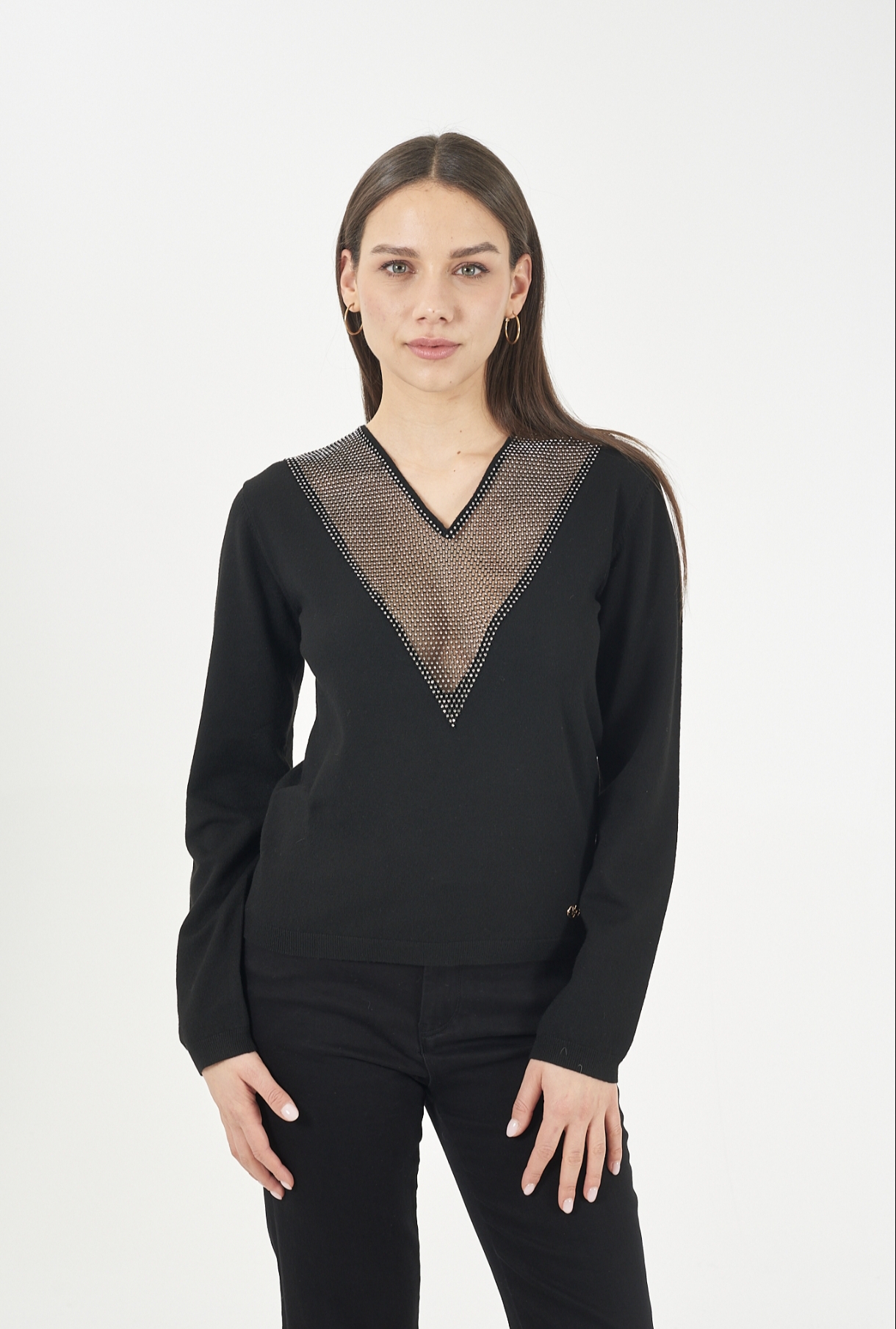 Suéter de punto fino YES ZEE. Modelo M093/Z200/0891. Tallas S M L XL. - Imagen 7