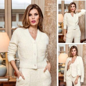 Chaqueta de pelo ENCANDILATA. Modelo PA2121. Tallas S M y L.