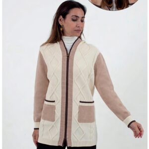 Chaqueta de punto con capucha TRIPODE. Modelo 6825. Tallas M y XL.